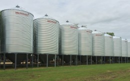 Galvanized Hopper Bins